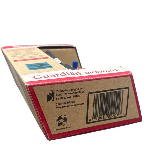 SweetWater Guardian Microfilter Water Purifier Hiking Camping Backpacking NOS - Picture 7 of 15